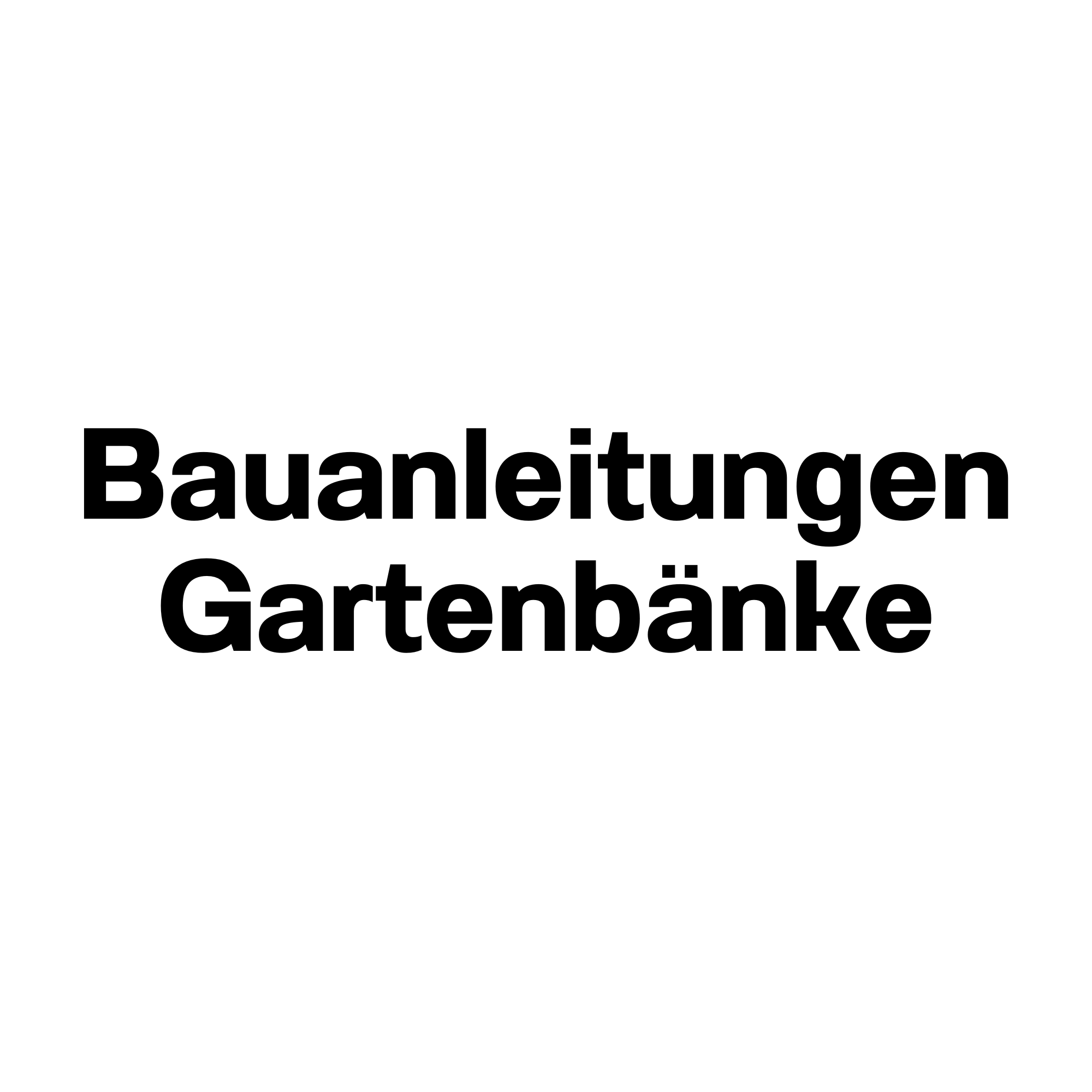 Gartenbank