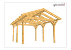 Satteldachcarport selber bauen Anleitung / Bauplan PDF