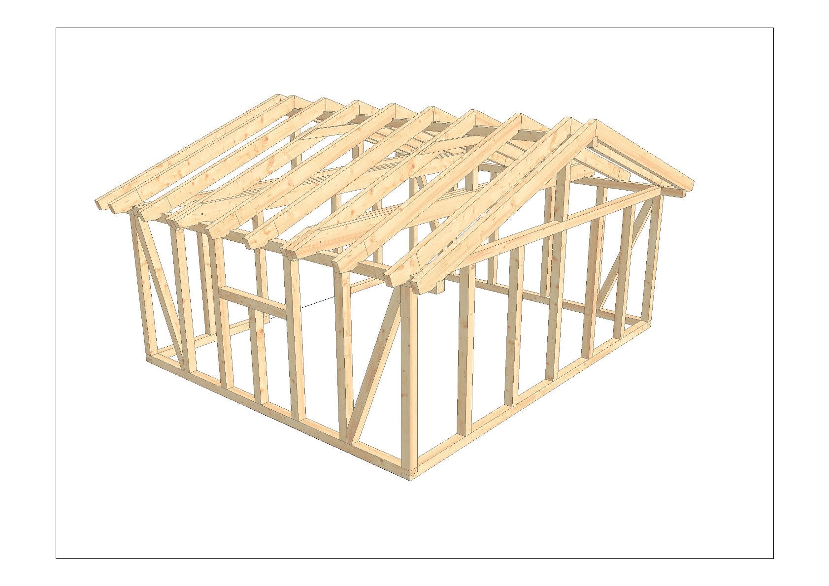 Gerätehaus selber bauen Anleitung / Bauplan PDF