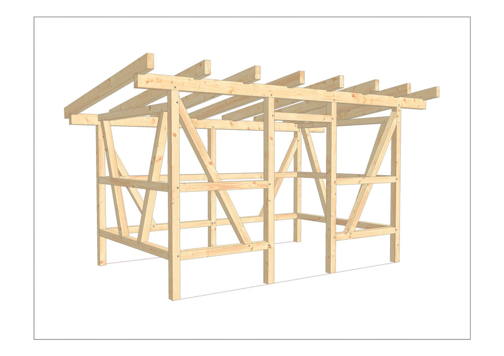 Gerätehaus selber bauen Anleitung / Bauplan PDF