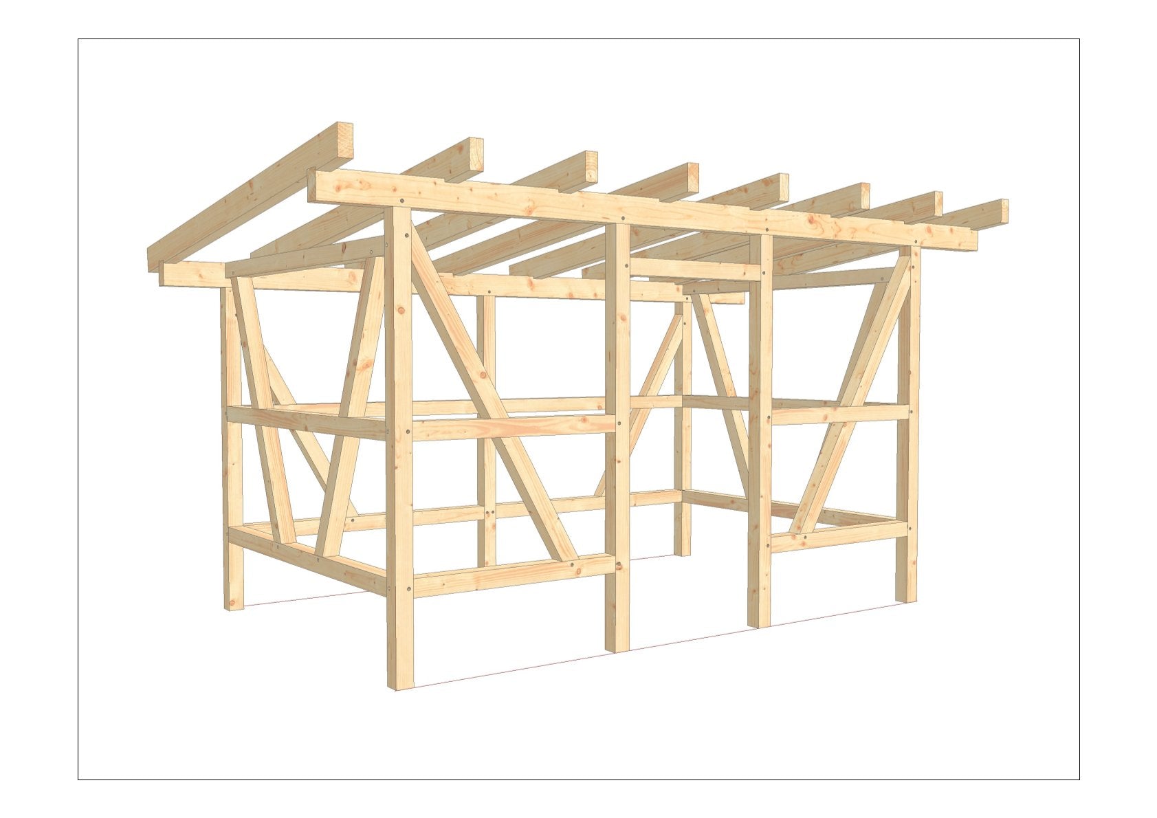 Gerätehaus selber bauen Anleitung / Bauplan PDF