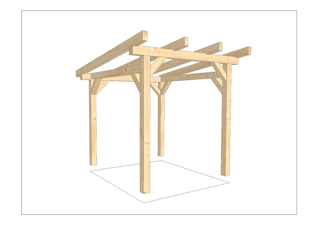 Motoradcarport selber bauen Anleitung / Bauplan PDF