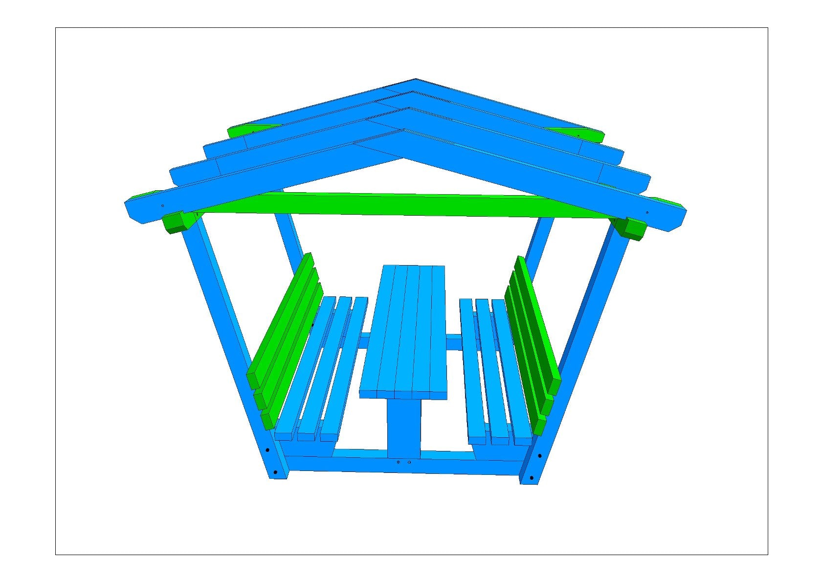 Gartenbank selber bauen Anleitung / Bauplan PDF