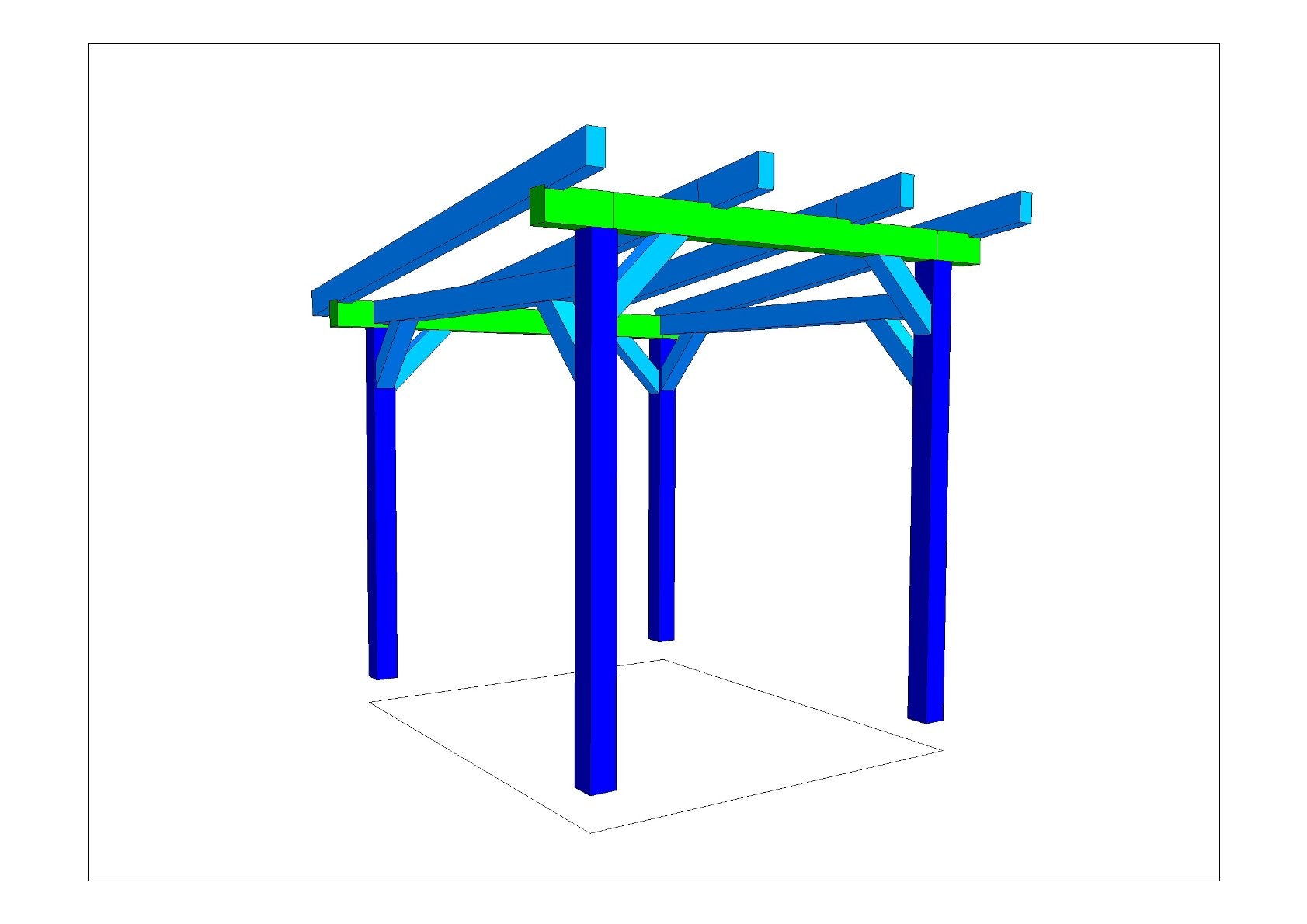 Motoradcarport selber bauen Anleitung / Bauplan PDF