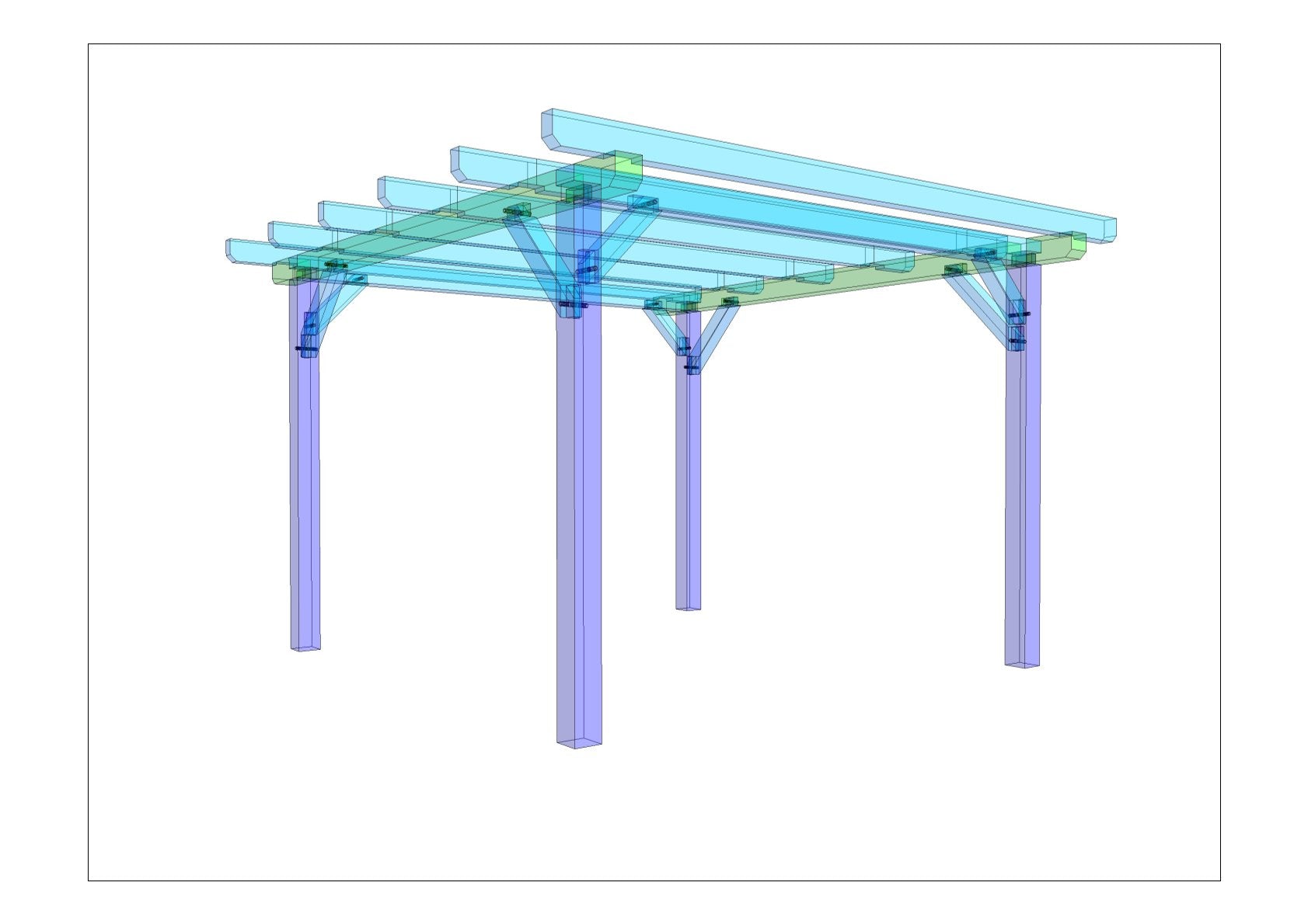 Terrassenüberdachung selber bauen Anleitung / Bauplan PDF