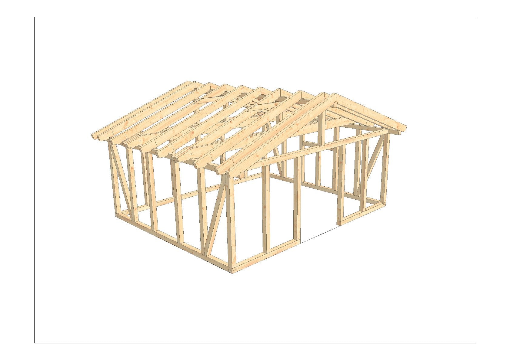 Gerätehaus selber bauen Anleitung / Bauplan PDF