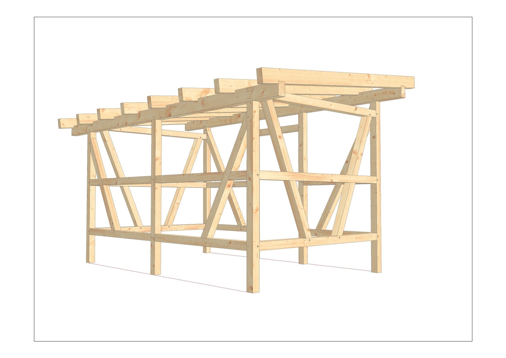 Gerätehaus selber bauen Anleitung / Bauplan PDF