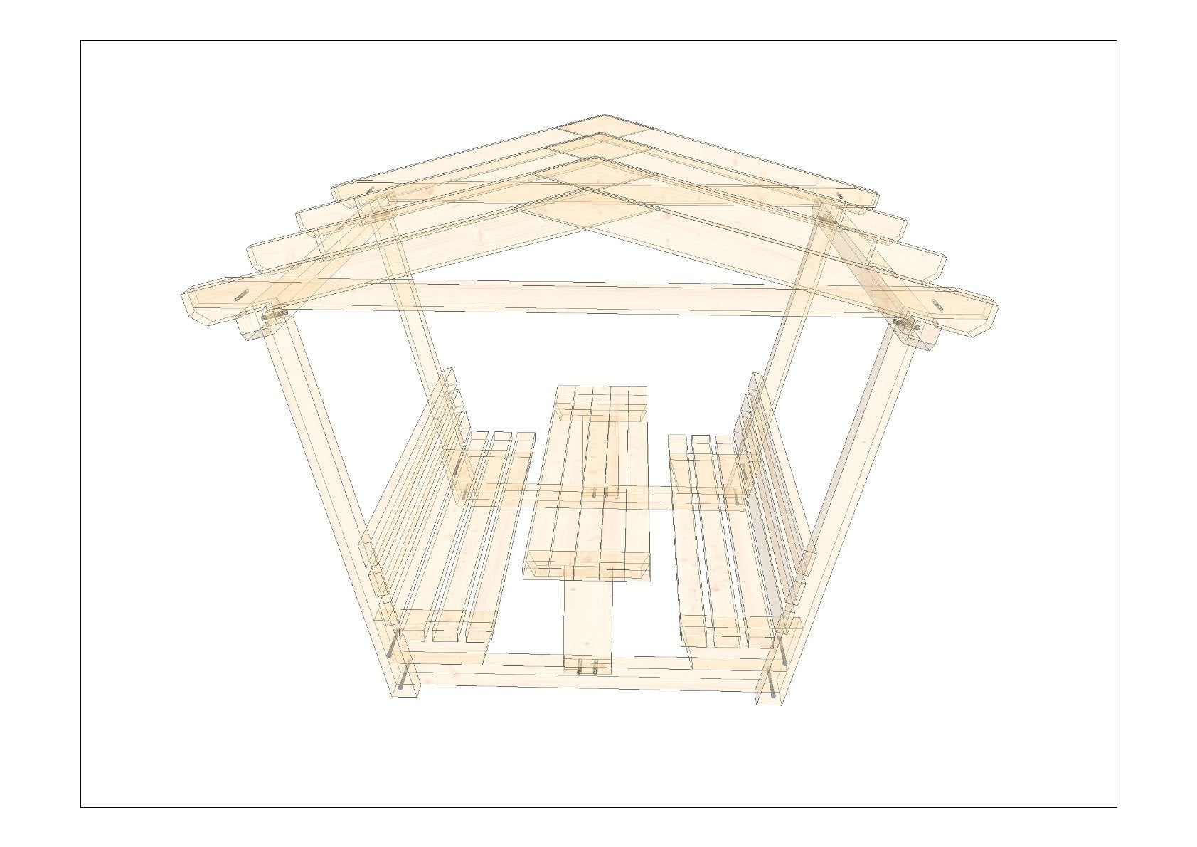 Gartenbank selber bauen Anleitung / Bauplan PDF