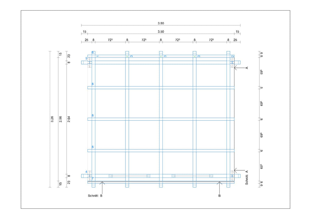 Pergola selber bauen Anleitung / Bauplan PDF