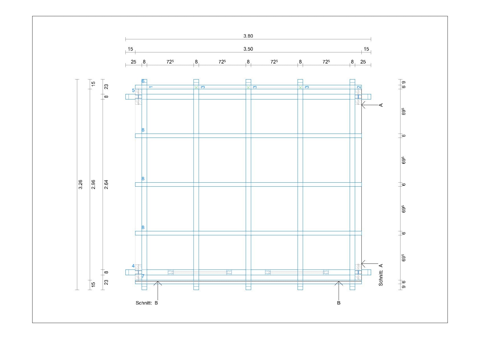 Pergola selber bauen Anleitung / Bauplan PDF