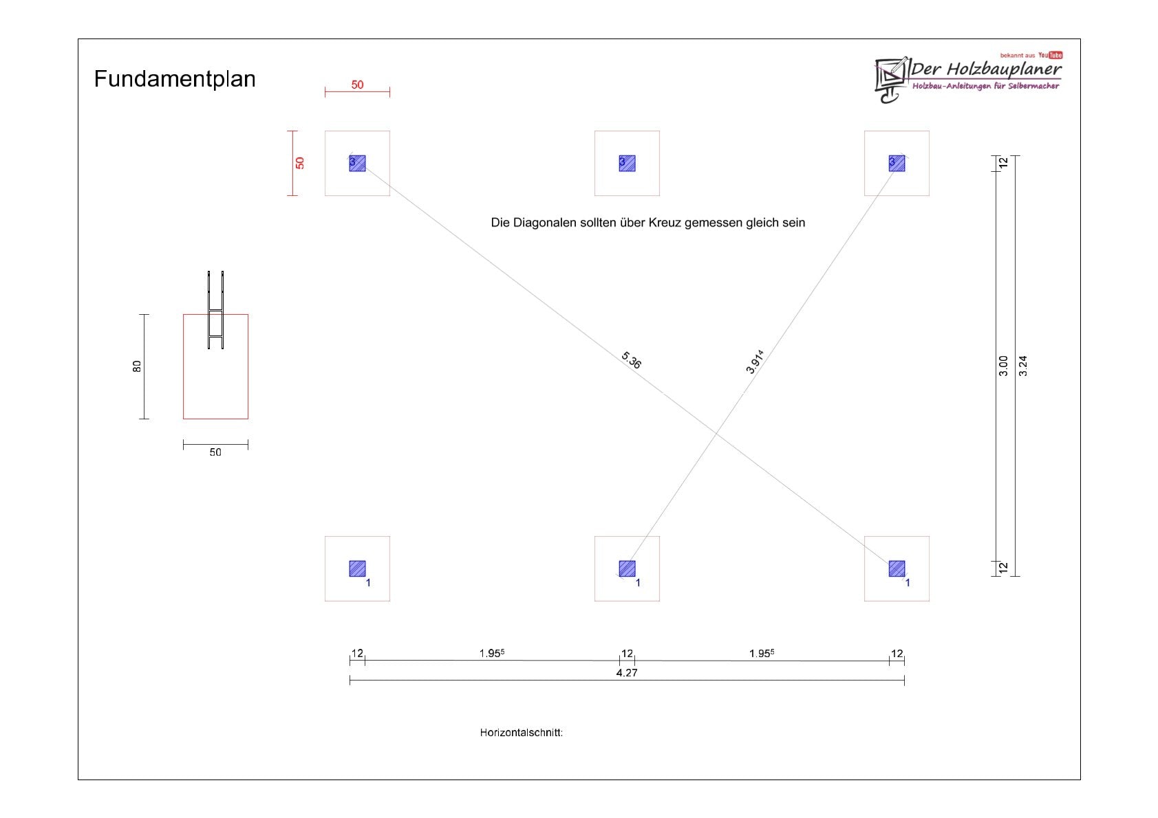 Satteldachcarport selber bauen Anleitung / Bauplan PDF