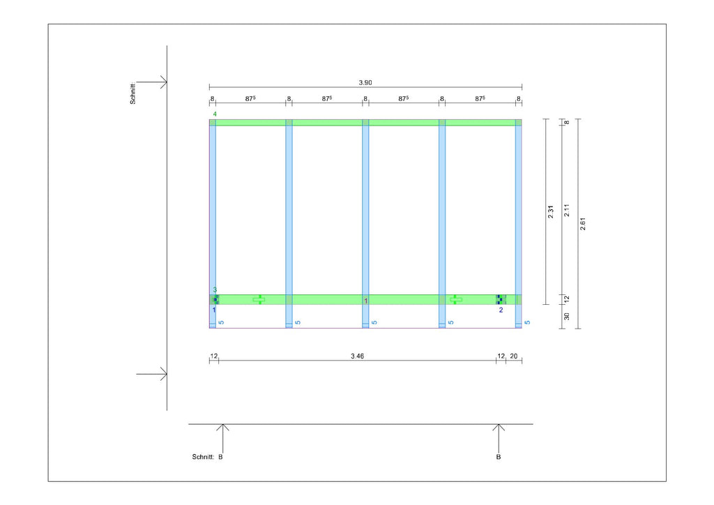 Eingangsüberdachung selber bauen Anleitung / Bauplan PDF