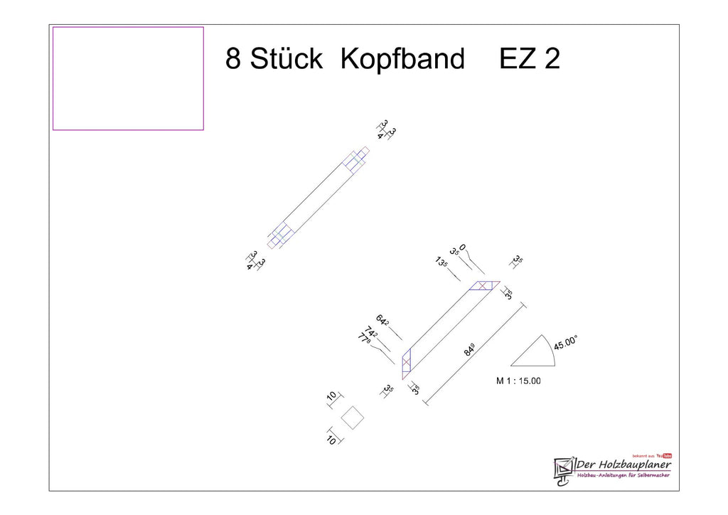 Flachdachcarport selber bauen Anleitung / Bauplan PDF