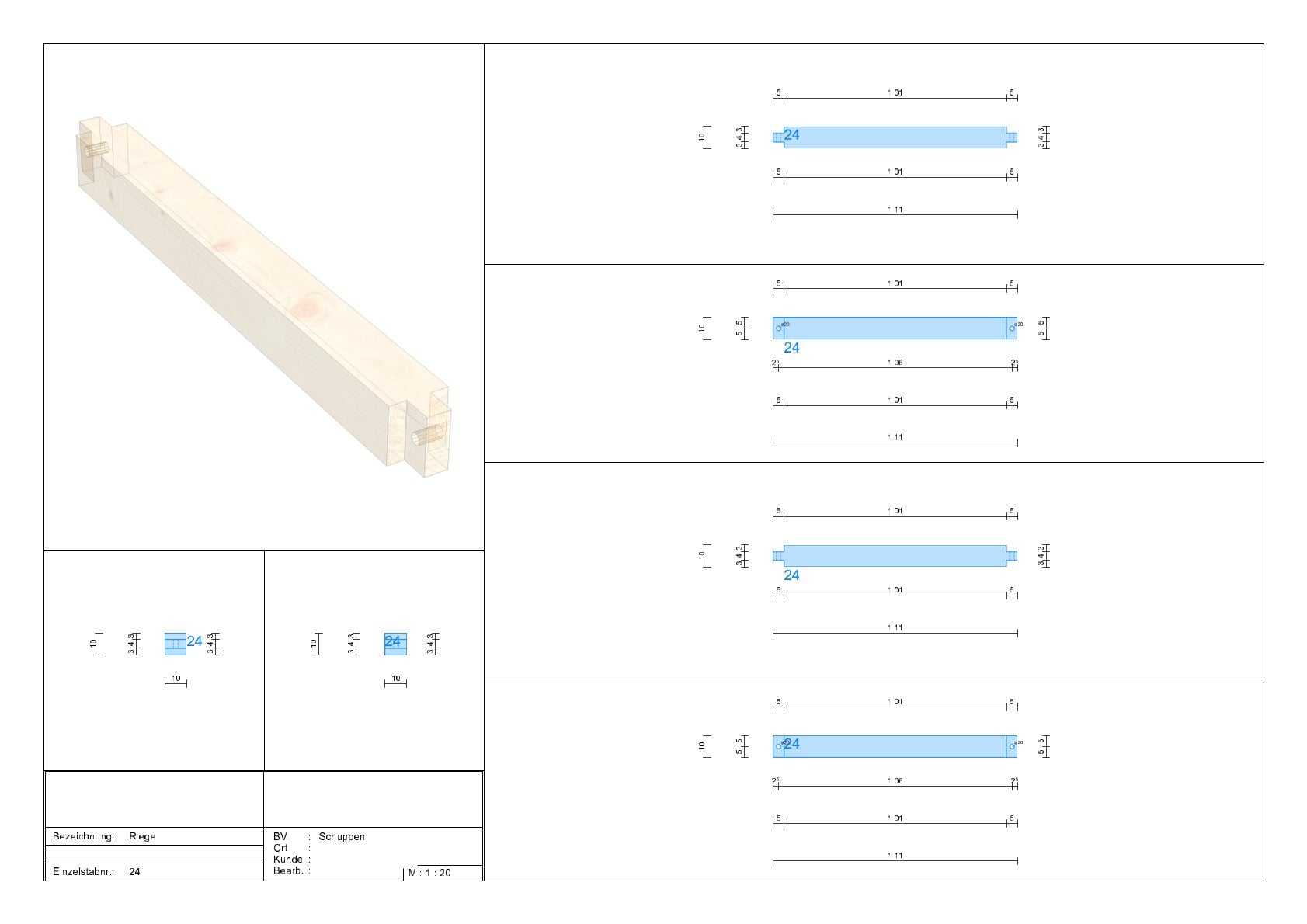 Gerätehaus selber bauen Anleitung / Bauplan PDF