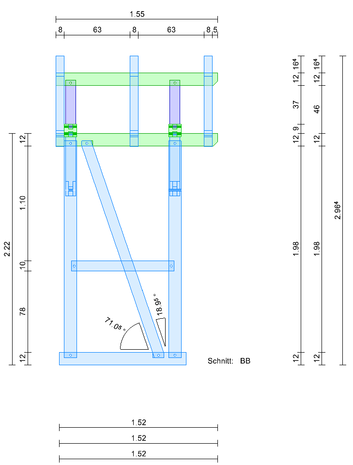 Eingangsüberdachung selber bauen Anleitung / Bauplan PDF