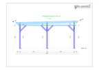 Flachdachcarport selber bauen Anleitung / Bauplan PDF