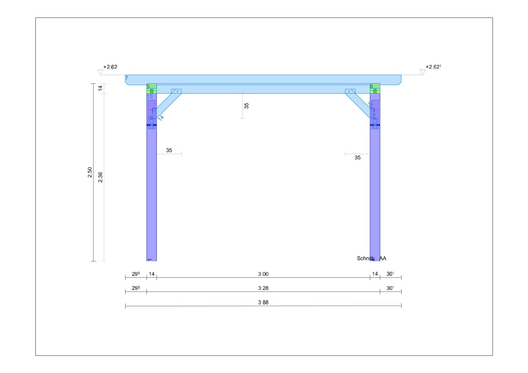 Terrassenüberdachung selber bauen Anleitung / Bauplan PDF