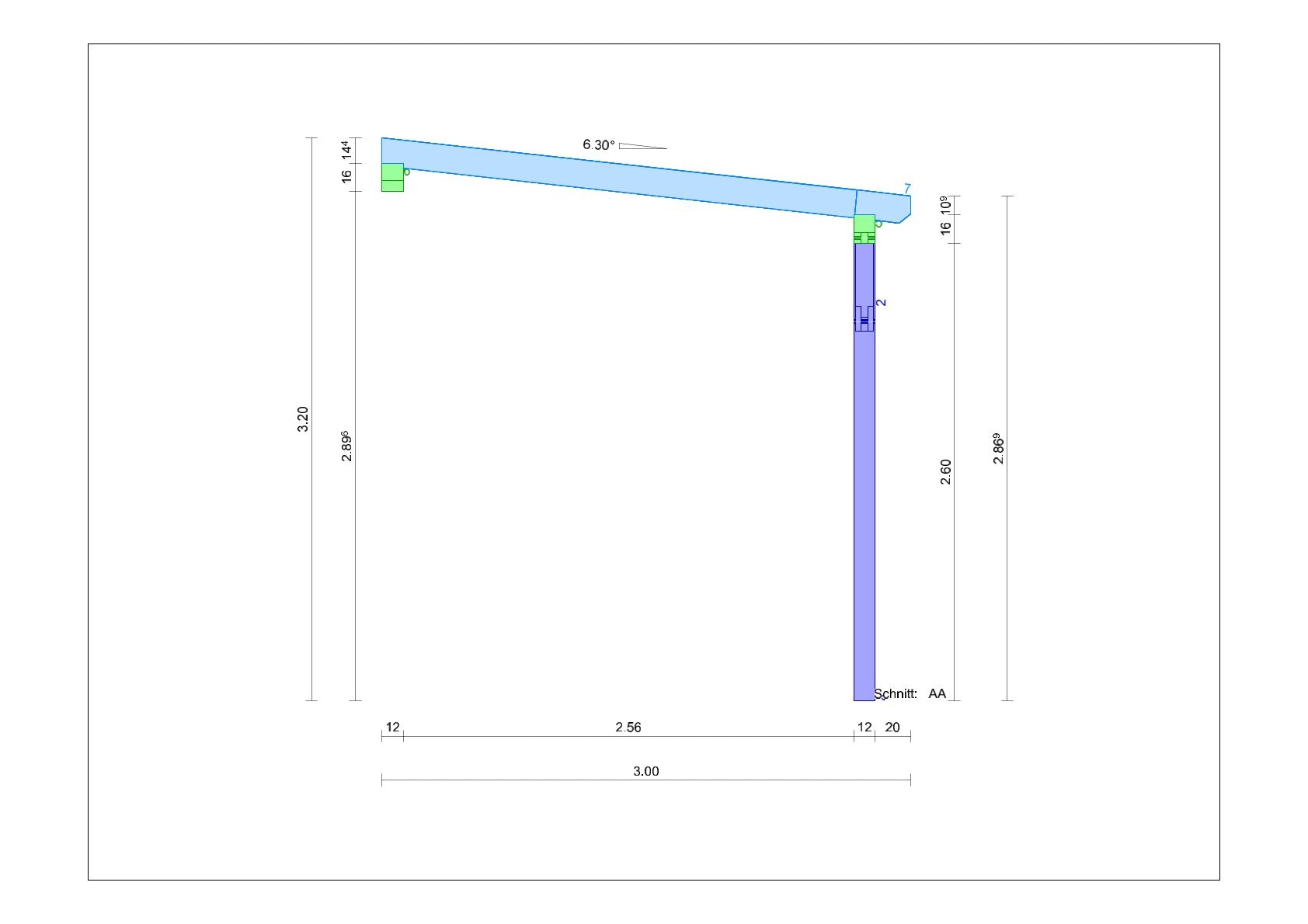 Anlehn,-Pultdachcarport selber bauen Anleitung / Bauplan PDF