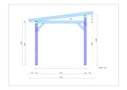 Motoradcarport selber bauen Anleitung / Bauplan PDF
