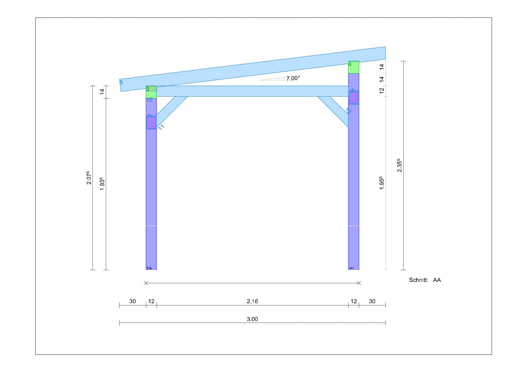 Motoradcarport selber bauen Anleitung / Bauplan PDF