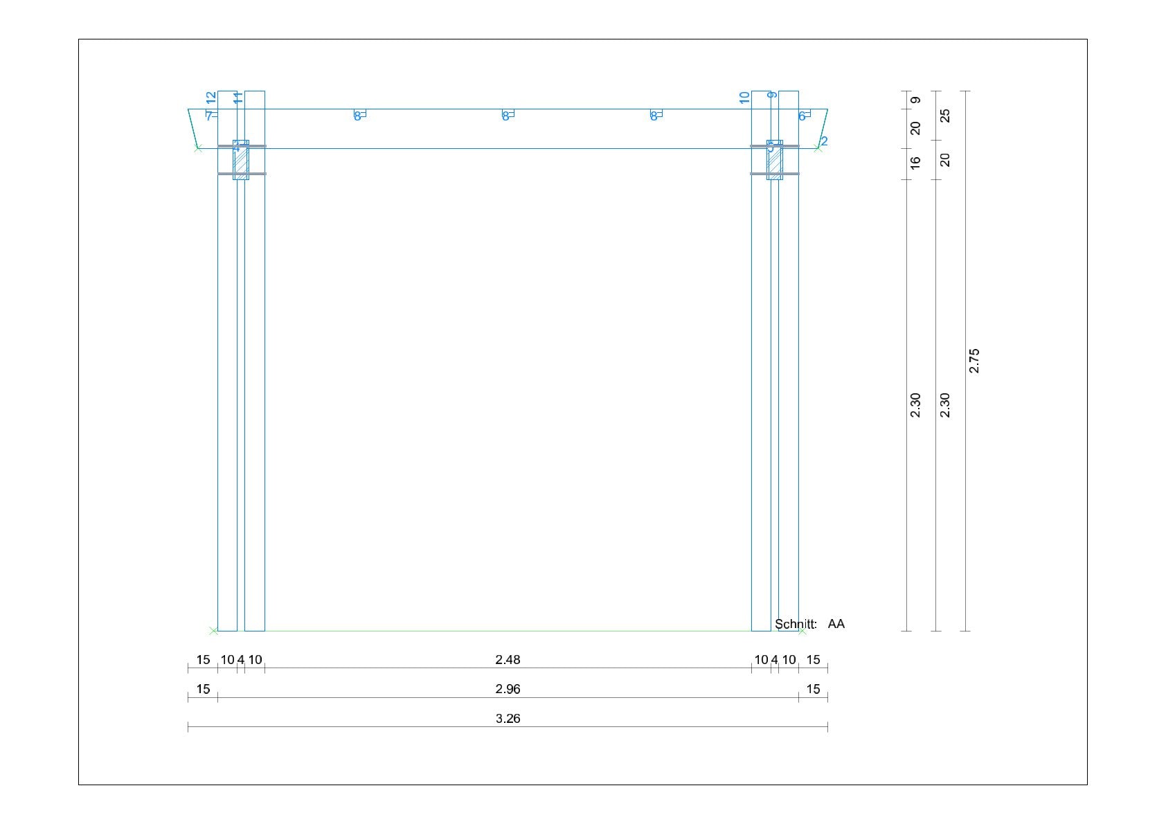 Pergola selber bauen Anleitung / Bauplan PDF