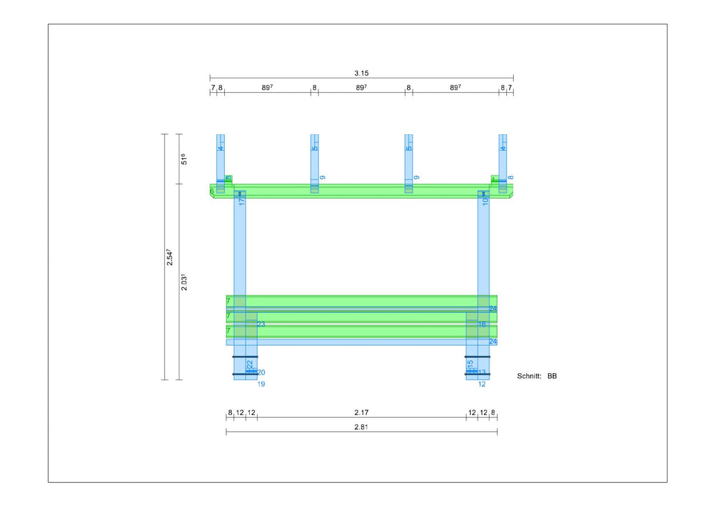 Gartenbank selber bauen Anleitung / Bauplan PDF