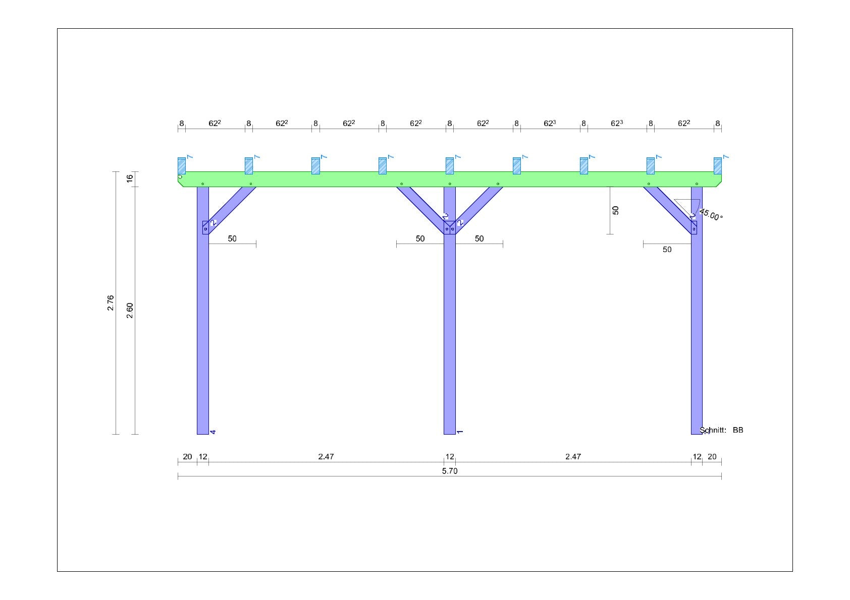 Anlehn,-Pultdachcarport selber bauen Anleitung / Bauplan PDF