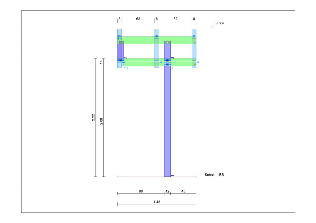 Eingangsüberdachung selber bauen Anleitung / Bauplan PDF