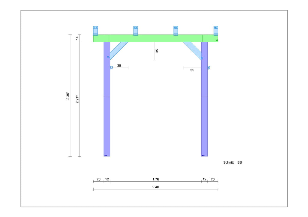 Motoradcarport selber bauen Anleitung / Bauplan PDF