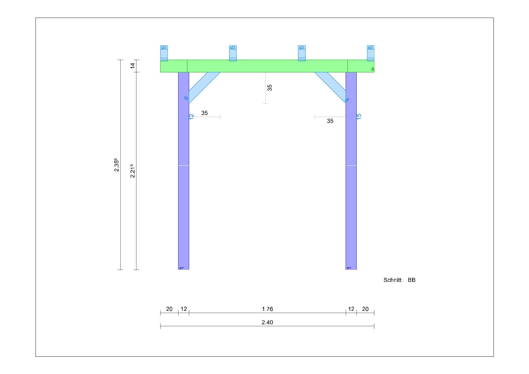 Motoradcarport selber bauen Anleitung / Bauplan PDF