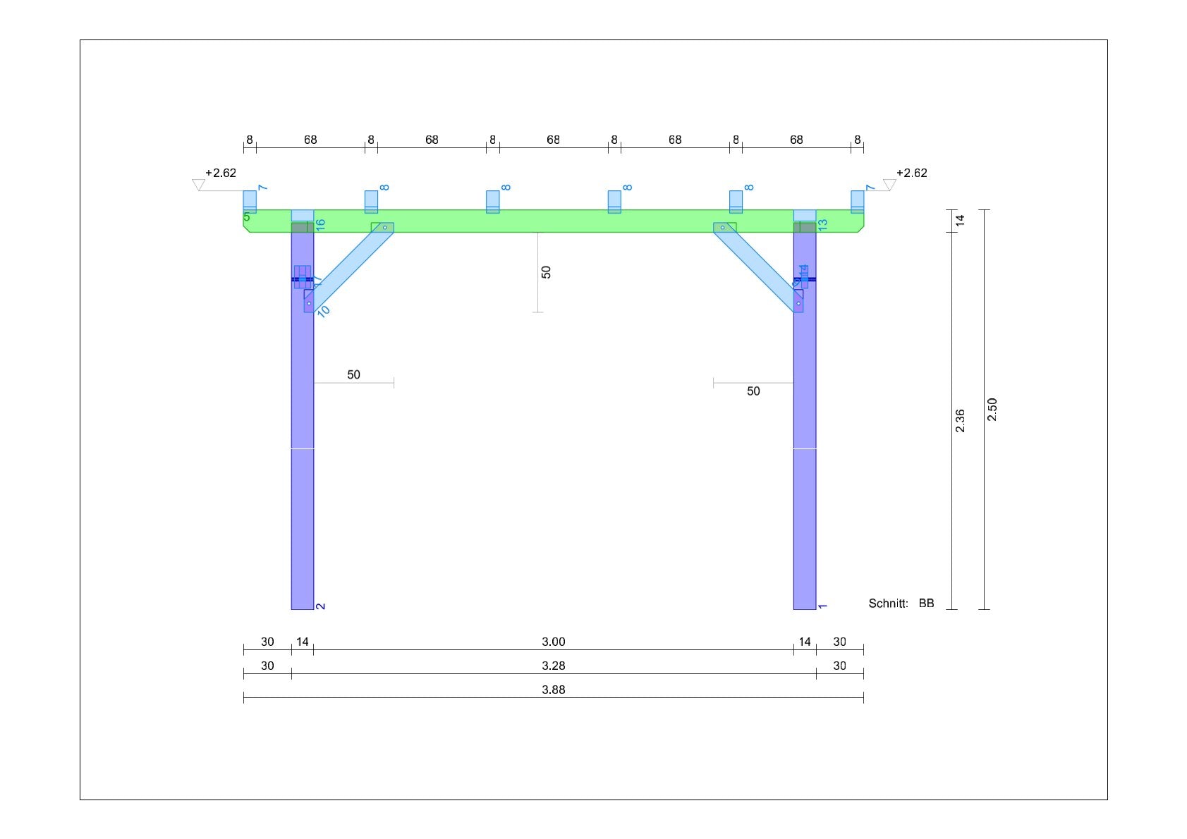 Terrassenüberdachung selber bauen Anleitung / Bauplan PDF