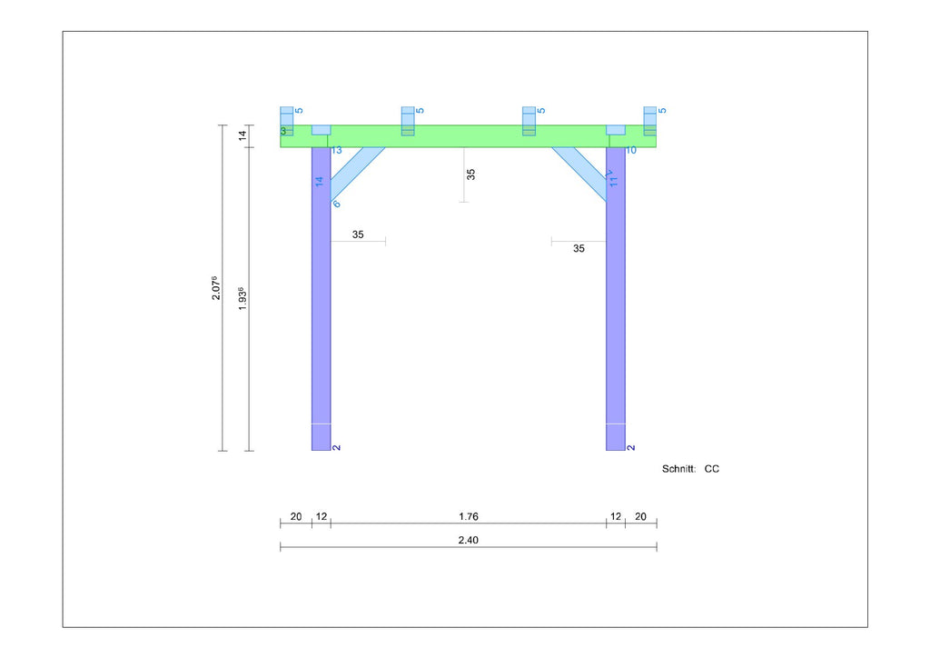 Motoradcarport selber bauen Anleitung / Bauplan PDF
