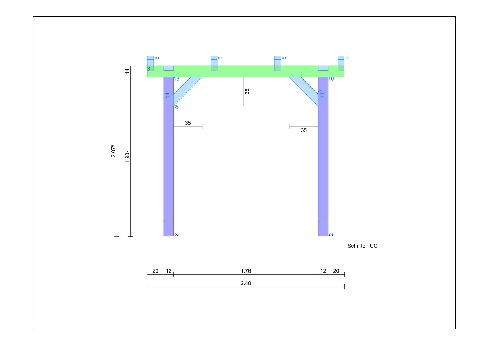 Motoradcarport selber bauen Anleitung / Bauplan PDF